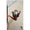 Image 6 : 5 Fishing Rods- 2 Jigging Ice Fishing Rods, Catfishing rod, all with Reels