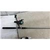 Image 8 : 5 Fishing Rods- 2 Jigging Ice Fishing Rods, Catfishing rod, all with Reels