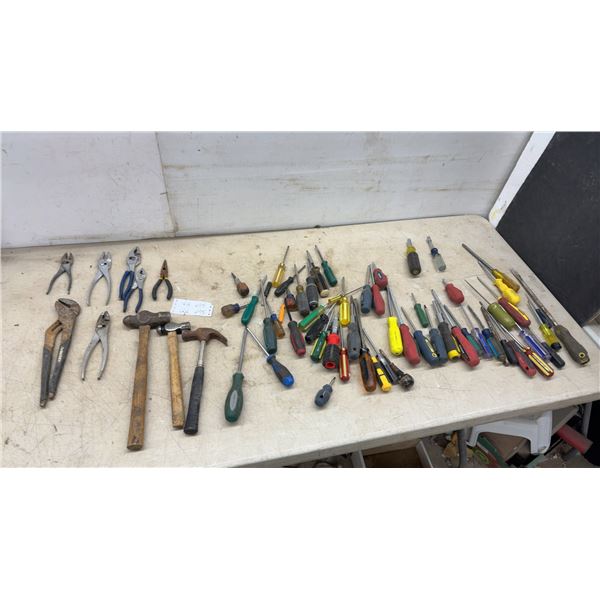 Hand Tools, Hammers, Screwdrivers, Pliers