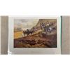 Image 2 : Binder of Artist Frank McCarthy Prints 1972 of Native Warriors, Calvary Cowboys and Horse
