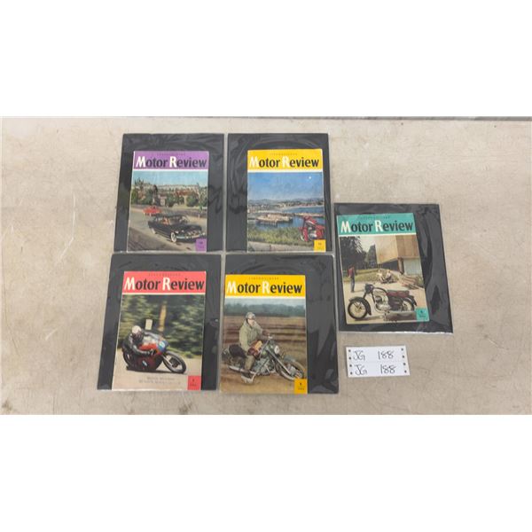 1962 and 63 Czechoslovak Motor Review On Motorcycles all in English
