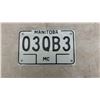 Image 2 : 4 1983 Manitoba Motorcycle License Plates and A Motorcycle Harley Davidson Embroidered Patch