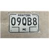 Image 4 : 4 1983 Manitoba Motorcycle License Plates and A Motorcycle Harley Davidson Embroidered Patch