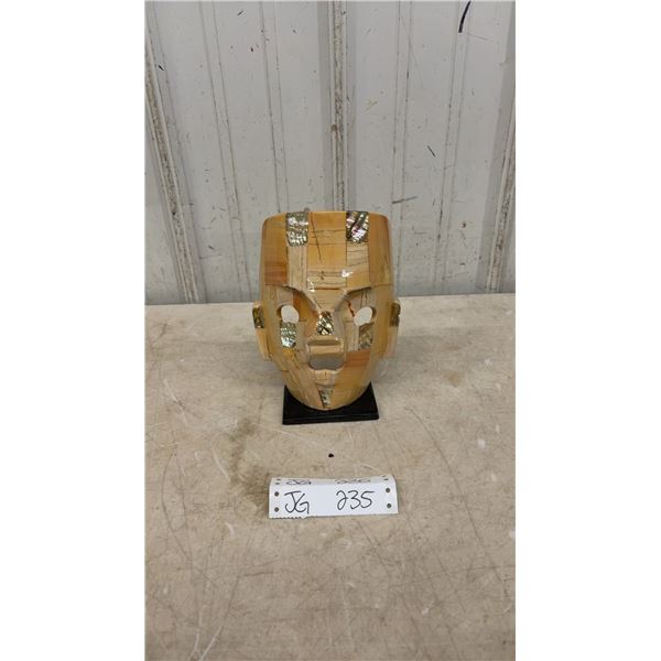 Ceramic Face Statue
