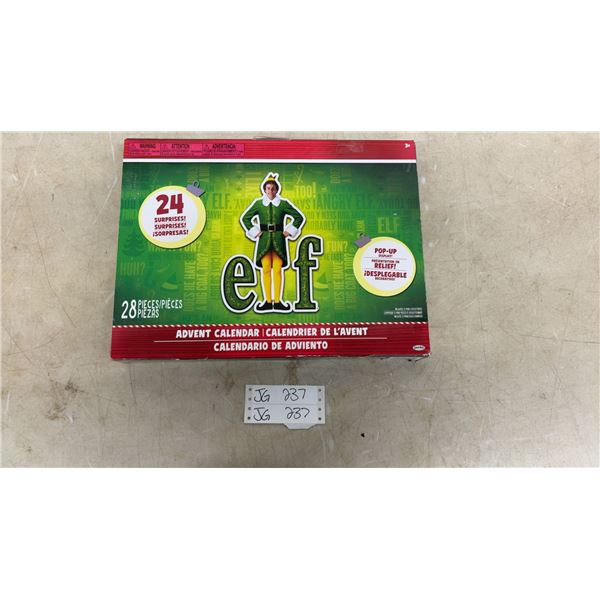 2024 Elf Advent Calendar With Pop-Up Display and 28 Pcs