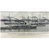 Image 4 : Framed WWI Panoramic Print "Canada's Rally to the Empire" Family Herald Montreal 1914, 15 × 48”