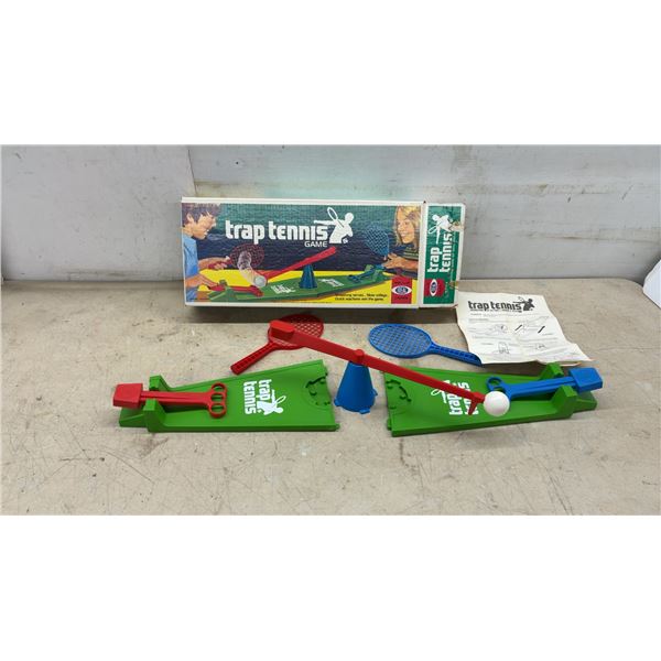 Ideal Toy Corporation "Trap Tennis" Tabletop Action Game, circa 1975