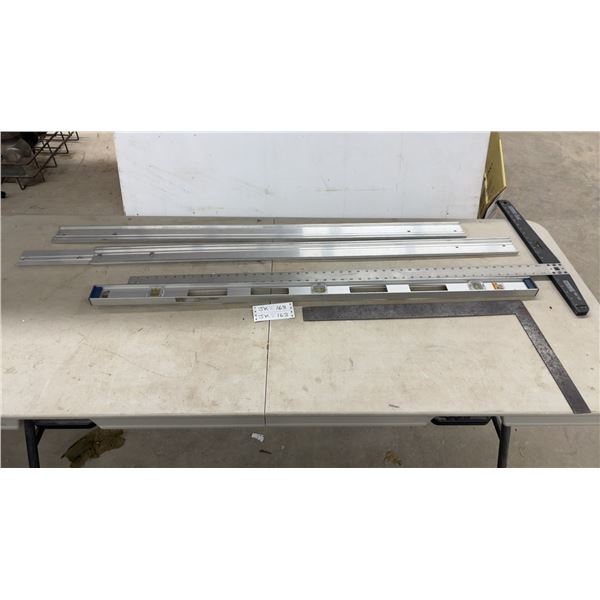 Johnson 40-0090 Level, Empire 450 Square, and 2 Aluminum Guides