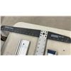 Image 5 : Johnson 40-0090 Level, Empire 450 Square, and 2 Aluminum Guides
