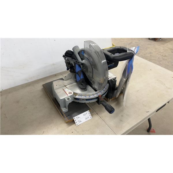 Delta ShopMaster MS250 10” Compound Power Miter Saw, 120V, 13A, 60Hz, 5200 RPM with Manual