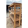 Image 3 : 3 Wooden Shelves; 2 are 4 Tier and 1 is 3 Tier 84 × 24 × 74