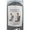 Image 2 : Daletu Lumbar Support Cushion with Breathable Cover, Grey. New or Store Return