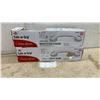 Image 1 : Two MHI Safe-er-Grip 16” Suction Cup Mount Bathtub and Shower Handle, Model 10255, White/Grey