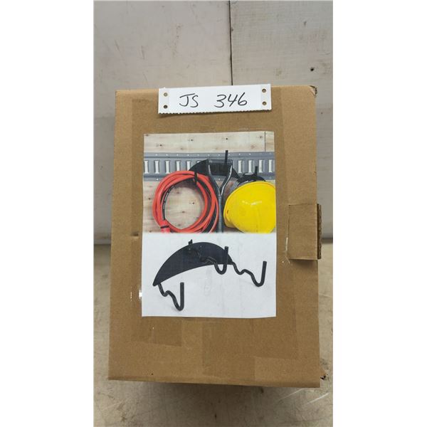 Heavy-Duty Steel E-Track Storage Hook for Truck Tie Downs and Anchors