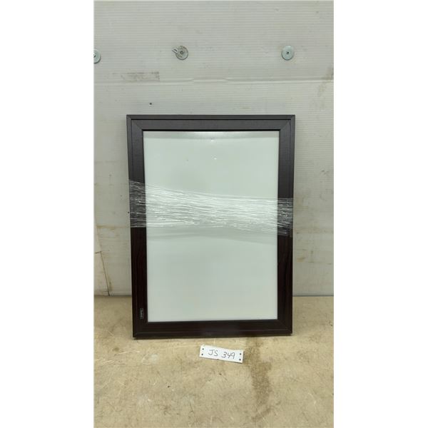 Two New Framed Magnetic Dry Erase Whiteboard, 23 × 17”