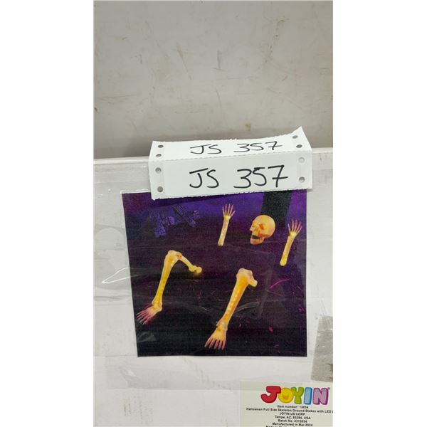 Joyin Halloween Full Size Skeleton Ground Stakes with LED Eyes. New or Store Return