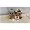 Image 1 : Vintage Famous Wally Amos "Chip and Cookie" Ceramic Double Cookie Jar Set With "Read to Me"