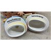 Image 5 : Vintage Famous Wally Amos "Chip and Cookie" Ceramic Double Cookie Jar Set With "Read to Me"