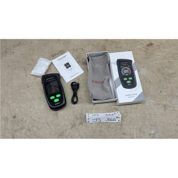 RDINSCOS RD900 Alcohol Tester Breathalyzer with Mouthpieces, USB Cable, Pouch