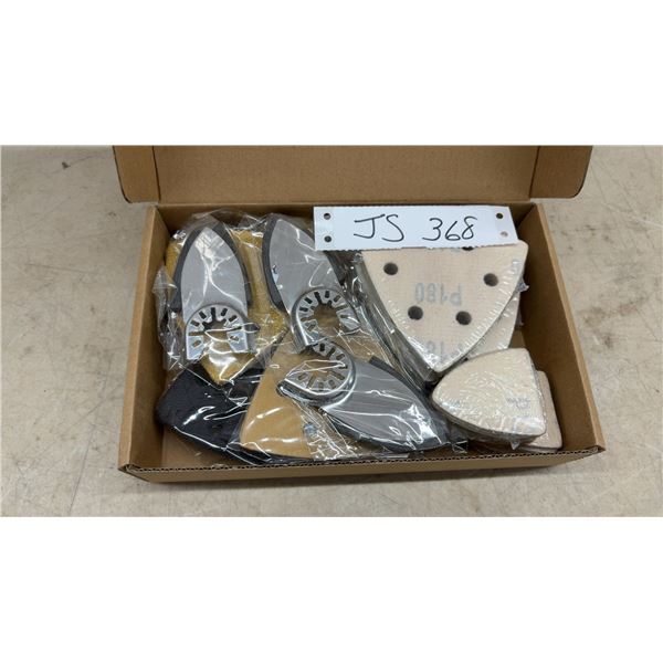 New 126 Piece Oscillating Multi-Tool Accessory Kit with Scraper Blades, Backing Pads, and