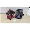 Image 1 : Mr. Peanut's Soft-Sided Airline-Approved Pet Carriers in Pink and Purple with Mesh Windows