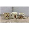 Image 5 : Royal Doulton Bunnykins Fine Bone China Set, Two Plates, Two Bowls, and Three Mugs