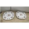 Image 2 : Royal Albert Petit Point Bone China Floral Tea Set, Plates, Cups, and Saucers, 17 Pieces