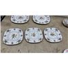 Image 3 : Royal Albert Petit Point Bone China Floral Tea Set, Plates, Cups, and Saucers, 17 Pieces