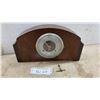 Image 1 : Forestville Vintage Mechanical Mantel Clock with Wood Case and Winding Key