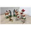 Image 4 : Assorted Figurines and Decor: Dept 56 Post Office, Church, Bakery, Angels, Deer, Poodles, Book