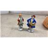 Image 7 : Assorted Figurines and Decor: Dept 56 Post Office, Church, Bakery, Angels, Deer, Poodles, Book