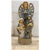 Image 9 : Assorted Figurines and Decor: Dept 56 Post Office, Church, Bakery, Angels, Deer, Poodles, Book