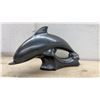Image 4 : Set of Five Pewter-Finish Decorative Blue Mountain Figurines, Dolphin, Panther, Elephant, Seal
