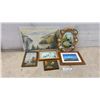 Image 1 : Assorted Pictures, Landscape, 3D Ducks, Holy Family Shell Frame, Sailboats