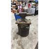 Image 1 : Hercules Solid Wrought 180lbs Anvil on Wood Stump Stand