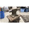 Image 2 : Hercules Solid Wrought 180lbs Anvil on Wood Stump Stand