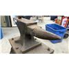 Image 4 : Hercules Solid Wrought 180lbs Anvil on Wood Stump Stand