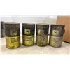 Image 3 : Vintage John Deere Torq-Gard Supreme, Esso Extra, and Uniflo Engine Oil Cans, 1 Quart