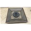 Image 2 : London Clock Company Ornate Square Wall Clock with Mirrored Panels and Roman Numerals