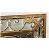 Image 3 : London Clock Company Ornate Square Wall Clock with Mirrored Panels and Roman Numerals