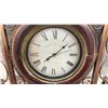 Image 7 : London Clock Company Ornate Square Wall Clock with Mirrored Panels and Roman Numerals