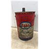 Image 3 : Vintage Esso Essolube HD 10W Motor Oil Pail, 5 Gallon, Imperial Oil Limited Canada