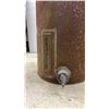 Image 5 : Vintage Metal Liquid Dispenser with Spigot and Sight Glass and Can with Pouring Spout