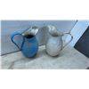 Image 2 : Vintage Chrome Flip-Side Toaster, Enamel Pitchers, Royal Shield Tin, Brass Trivet