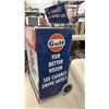 Image 4 : Vintage Gulf Oil Wiper Arms, Blades and Refills Rolling Service Station Display Cabinet