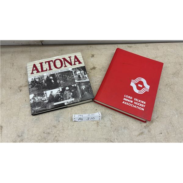 "Altona: A Pictorial History" by Vic Penner and "Lord Selkirk Minor Hockey Association" Books