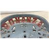 Image 3 : Bonanza Ohio Cultivator Company Cast Iron Implement Seat with Red Raised Lettering
