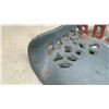 Image 6 : Bonanza Ohio Cultivator Company Cast Iron Implement Seat with Red Raised Lettering