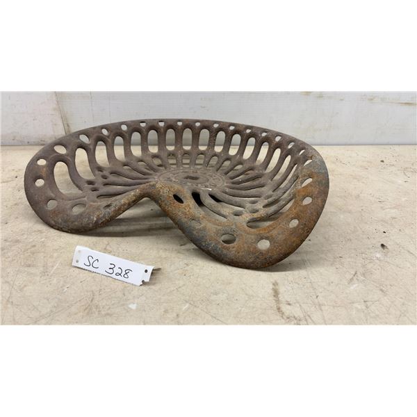 Antique Massey Toronto Cast Iron Implement Tractor Seat