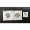 Image 1 : 2 Vintage Canada 5¢ Coins 1940-41